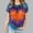 Multicolor, variant on Njoeus Women Tie-Dyed Heart Print Tunic Tops Summer Short Sleeve T Shirts Casual Loose Blouse S-XXL