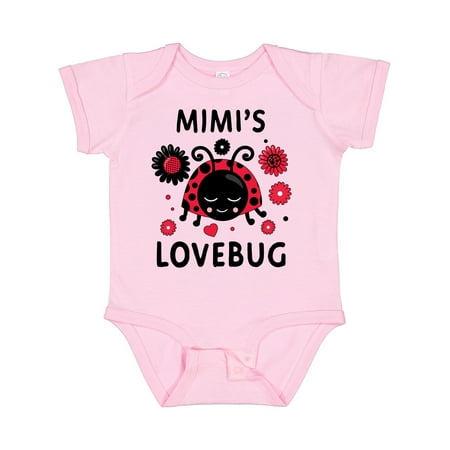 

Inktastic Valentine s Day Mimi s Lovebug Boys or Girls Baby Bodysuit