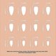thumbnail image 3 of 24pcs Short Almond False Nails Multicolor Stick on Nails Press on Nails Removable Glue-on Nails Full Cover Acrylic Fake Nails Women Girls Nail Art Acc, 3 of 5