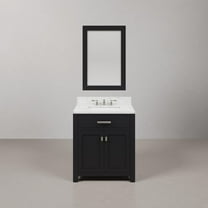 Water Creation Madison 30" Hardwood Single Bathroom Vanity in Espresso/Chrome