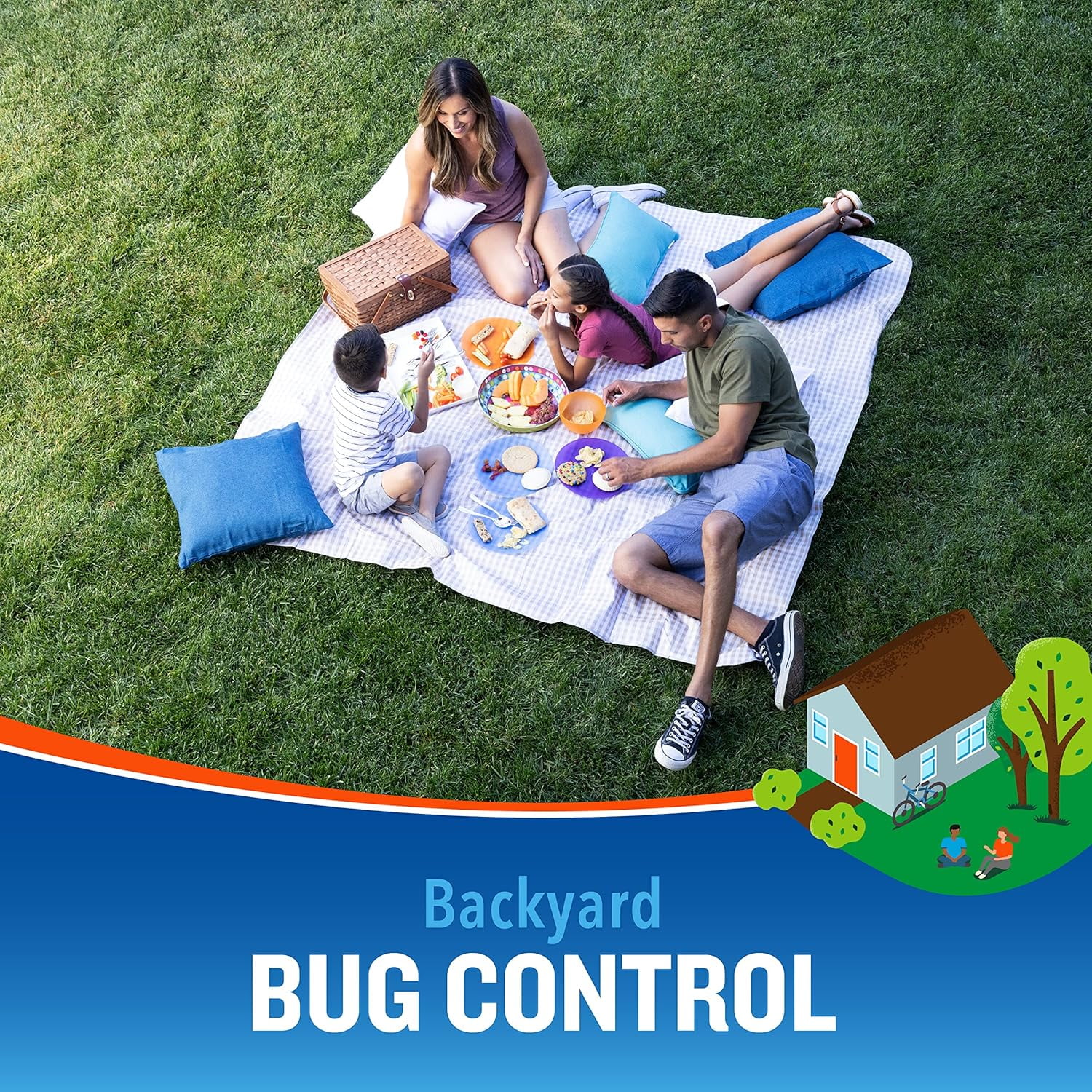 Backyard Bug Control Spray Concentrate (2 Pack), Kills Mosquitoes, Fleas & Listed Ants, 32 fl Ounce