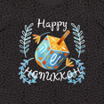 thumbnail image 4 of Inktastic Happy Hanukkah Dreidel and Laurels Women's Plus Size T-Shirt, 4 of 5