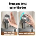 thumbnail image 7 of Yhmxh Toilet Paper Holder with Phone Shelf, Suction Cup Wall Mount Tissue Paper Roll Holder, Rustproof & Multifunctional Toilet Paper Roll Storage, Bathroom Storage Dispenser Apartment Restroom, 7 of 7