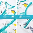 thumbnail image 5 of WIBACKER Baby Sleep Sack TOG 0.5 Wearable Blanket for Babies 100% Cotton 2-Way Zipper 0-6 Months Newborn 1 Piece, 5 of 13