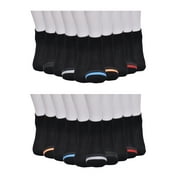 Wonder Nation Boys Ankle Socks, 20-Pack, Sizes S (6-10.5) - L (4-10)