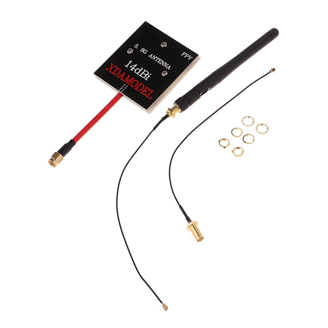 Antena de panel Baoblaze de Alta Ganancia Mejorada 5.8Ghz 14dBi Kit de antena