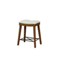 thumbnail image 2 of Linon Dawson Counter Stool with Metal Stretchers, 2 of 5