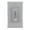 Gray, variant on Maxxima Dimmer Electrical Light Switch - Featuring Blue Indicator Light, LED Compatible, 3-Way/Single Pole Use, 600 Watt Max, Dimmable Lamp and Lighting Control, Wall Plate Included - White