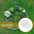 thumbnail image 3 of CATIEBYE Landscape Edging Garden Edging Strip Fence White PP Plastic 1 Set, 3 of 8