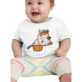 thumbnail image 1 of Cute Kittyboo Pumpkin Costume. T-Shirt Infant -Image by Shutterstock,  24 Months, 1 of 4