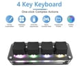 thumbnail image 1 of Clavier Mécanique Mini RGB Design Ergonomique pour Bureau et Jeux, Clavier Interface Type-C, 1 of 8