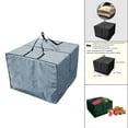 thumbnail image 4 of Cushion Storage Bag Reusable Protective Bag Foldable Oxford Cloth Storage Bag For Camping Childrens Toy Outdoor Indoor Holidays Decorations Gray, 4 of 8