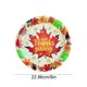 thumbnail image 3 of Platos de Papel Desechables para Acción de Gracias | Vajilla Redonda para Fiestas de Otoño con Estampado de Calabaza y Hojas de Arce | Platos Resistentes E Impermeables de 18 y 23 Cm para Reuniones O, 3 of 6