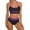 Purple, variant on GEWSEY Womens Halter Bikini Set Color Block Sporty Swimsuits Two Piece High Waist Bathing Suit Sexy Summer Beach Swim Suits (Dark Green, S)