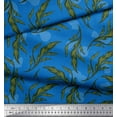 thumbnail image 3 of Soimoi Poly Georgette Fabric Artistic Leaves Printed Craft Fabric by The Yard 52 Inch Wide, 3 of 3