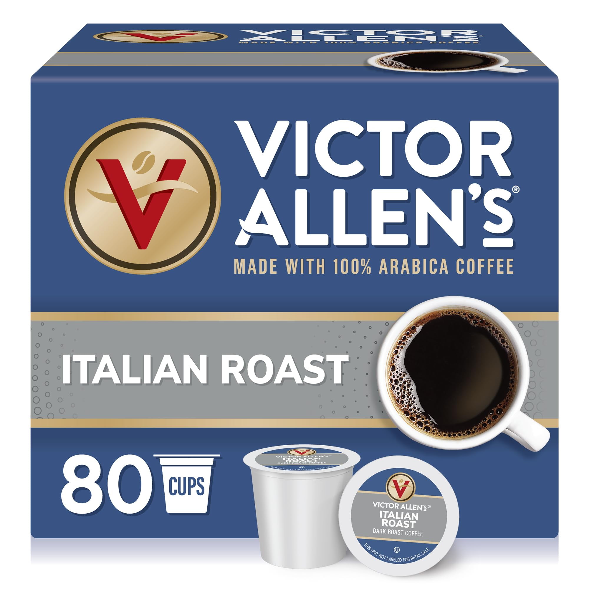 Victor Allen's 100 Count Morning Blend Coffee Pods, K-Cups for