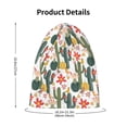 thumbnail image 4 of Honeii Summer Cactus With Blooming Print Kids Knit Beanie Watch Hat ,Knit Cap for Boys and Girls, 4 of 7