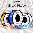 thumbnail image 5 of Epelay Silk PLA Plus 3D Printer Filament, 1.75mm, 2kg Bundle, Silk Blue & Silk White, Compatible with FDM Printers, 5 of 9