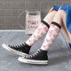 thumbnail image 5 of Fotbe Kawaii Pigs Calcetas Divertidas Estampadas para Hombre y Mujer, Calcetas de Algodón hasta la Rodilla para Caminar, Correr, Enfermería y Embarazo, 5 of 6
