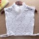 thumbnail image 2 of Chic mujeres gargantilla collar desmontable camisa falso falso cuello blusa camisas Blanco Hugo Collar de imitación de mujeres extraíbles, 2 of 10