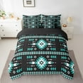 thumbnail image 2 of Erosebridal Retro Aztec Bed in a Bag Twin size, Bohomian Hippie Bed Set, Teens Adult, Reversible 7 Pieces, 2 of 5