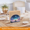 thumbnail image 6 of Standing Dining Table Napkin Holder, Napkin Holder for Table Kitchen Acrylic Paper Tissue Organization, Rainbow Sky Background, 6 of 8