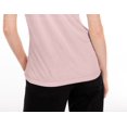 thumbnail image 3 of Maison Jules Women's Tie-Back Solid T-Shirt Pink Size X-Large, 3 of 3