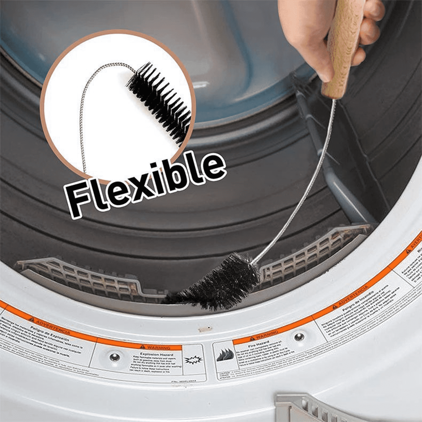 ACDANC 2026 New Reusable Lint Roller Flexible Design Dryer Lint Brush Effective Lint Brush for Home Clothes Furniture