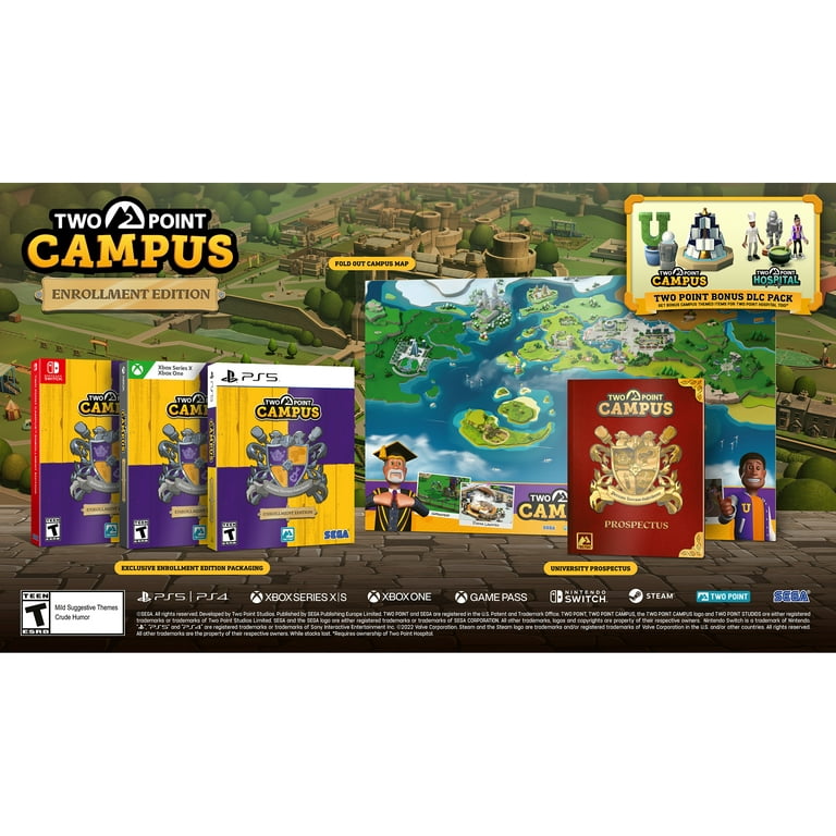 Two Point Campus Enrolment Edition - Neuf Sous Blister - PS5 - Édition Spéciale