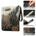 thumbnail image 4 of Game Card Storage Bag Collectible Trading Card Albums The 4-Pocket Card Binder With 50-Page Sleeve Can Hold 400 Game Cards Steampunk Airship, 4 of 6
