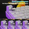 thumbnail image 6 of Custom Keycaps for Esc Key and Tab Key - Magnetic Light Transmission Keycaps - Classic Retro Mechanical Backlit Keyboard Esc Tab Keycap for GK61 GK64 SK87 GH60 PC Gamer ect Most Keyboard, 6 of 7