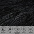thumbnail image 5 of Junovo Luxury Fluffy Area Rugs Areary Rug for Bedroom Shaggy Rugs Area Carpet for Living Room Bedroom,4'x6',Black, 5 of 7
