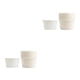 thumbnail image 2 of Yuarrent 50 piezas de tazas para magdalenas, papel de aluminio resistente, revestimientos para hornear magdalenas, bandeja de decoración, Blanco 2Conjunto, 2 of 6