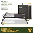 thumbnail image 2 of Campfire Grill Modern Innovations plegable de acero al carbono, 2 of 7