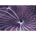thumbnail image 1 of Ahgly Company Machine Washable Indoor Rectangle Transitional Dark Purple Area Rugs, 3' x 5', 1 of 7
