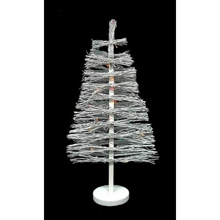 Flocked Aspen Pre-lit LED Christmas Tree - Walmart.com