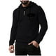 thumbnail image 2 of Sudadera con capucha para hombre, de colores sólidos, informal, con capucha, de manga larga, con bolsillo falso, para ejercicio, blusa de poliéster para hombre, 2 of 6