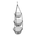 thumbnail image 3 of deevoka Fruit Basket Multipurpose Iron Basket Produce Storage Bin Three Tier Hanging, 3 of 9