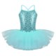 thumbnail image 3 of Niños Niñas Ballet Tutu Ropa de baile traje de baño para chicas bailarinas leotardo de gimnasia Ballet contemporáneo vestidos de baile, 3 of 5