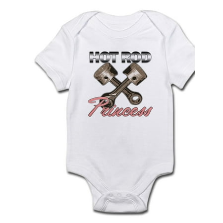 

CafePress - Hot Rod Princess - Baby Light Bodysuit