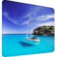 thumbnail image 1 of Upgraded Mouse Pad with Durable Stitched Edge,11.8"×9.8"×0.12" 30% Durable Mouse Pads for Wireless Mouse,Non-Slip Rubber Base Waterproof Coating Mousepad for Laptop,Computer, Office,Home, Ocean, 1 of 6