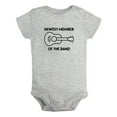 thumbnail image 2 of iDzn Newest Member Of The Band Funny Rompers For Babies, Newborn Baby Unisex Bodysuits, Infant Jumpsuits, Toddler 0-24 Months Kids One-Piece Oufits, 2 of 5