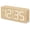 Bamboo-white (Plug-in), variant on Wooden Digital Alarm Clock for Bedroom - Desk Clock for Living Room with Large Numbers, Dimmer, Loud Alarm for Heavy Sleepers with Volume Control, DST, Office Wood Decor (Plug in Clock)