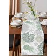 thumbnail image 3 of Table Runner Dresser Scarf 13 x 90 Inch Jellyfish Coral Starfish Seashell Summer Green Ocean Table Runners Non-Slip Heat Kitchen Dining Table Decor for Indoor Outdoor Home Party Decoration, 3 of 7