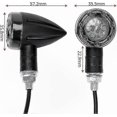 thumbnail image 5 of 4pcs 13-LED Turn Signal Lights for Motorbike, Waterproof Motorcycle Indicators, Universal Fit for Scooter, Quad, Cruiser, 5 of 5