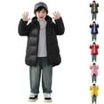 thumbnail image 5 of HIPYLO 4t Boys Winter Coat Boys Heavyweight Winter Baby Snow Suit Toddler Boys Clothes 3t 6 Month Baby Girl Clothes Girls Clothes Size 10 12, Black 12-18 Months, 5 of 7