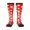 2 Black-1, variant on Women's Knee High Socks Canada Maple Leaf Print Outdoor Casual Tube Socks