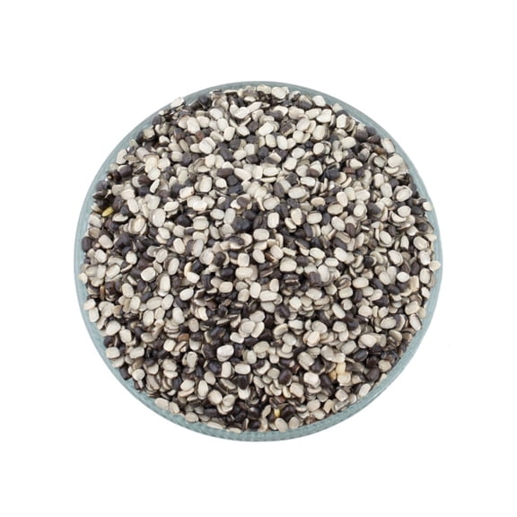 Aiva Urad Split Black Gram (Urad Dal with skin) 4 LB | Split Black Matpe Beans | Split Black Lentils - Ideal for Cooking