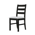 thumbnail image 4 of Home Design Athens Dining Chair (Set of 4), Black/Gray, 4 of 5