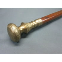 NAUTICALMARTUS BY New Solid Antique Solid Brass Handle Wooden Walking Stick Cane Vintage Designer Gift